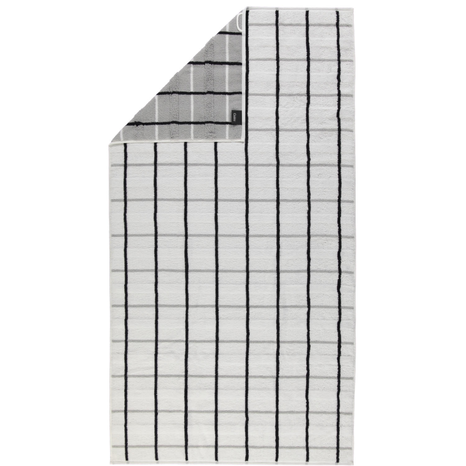 DUSCHTUCH 1079 NOBLESSE SQUARE 80/150 cm  - Grau, Basics, Textil (80/150cm) - Cawoe