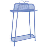 GARTENREGAL - Hellblau, MODERN, Metall (27/105,5/65,5cm) - Gardenson