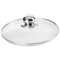 POKRIEVKA NA HRNIEC, 20 cm - číra/farba ušľachtilej ocele, Basics, kov/sklo (20cm) - Homeware Profession.