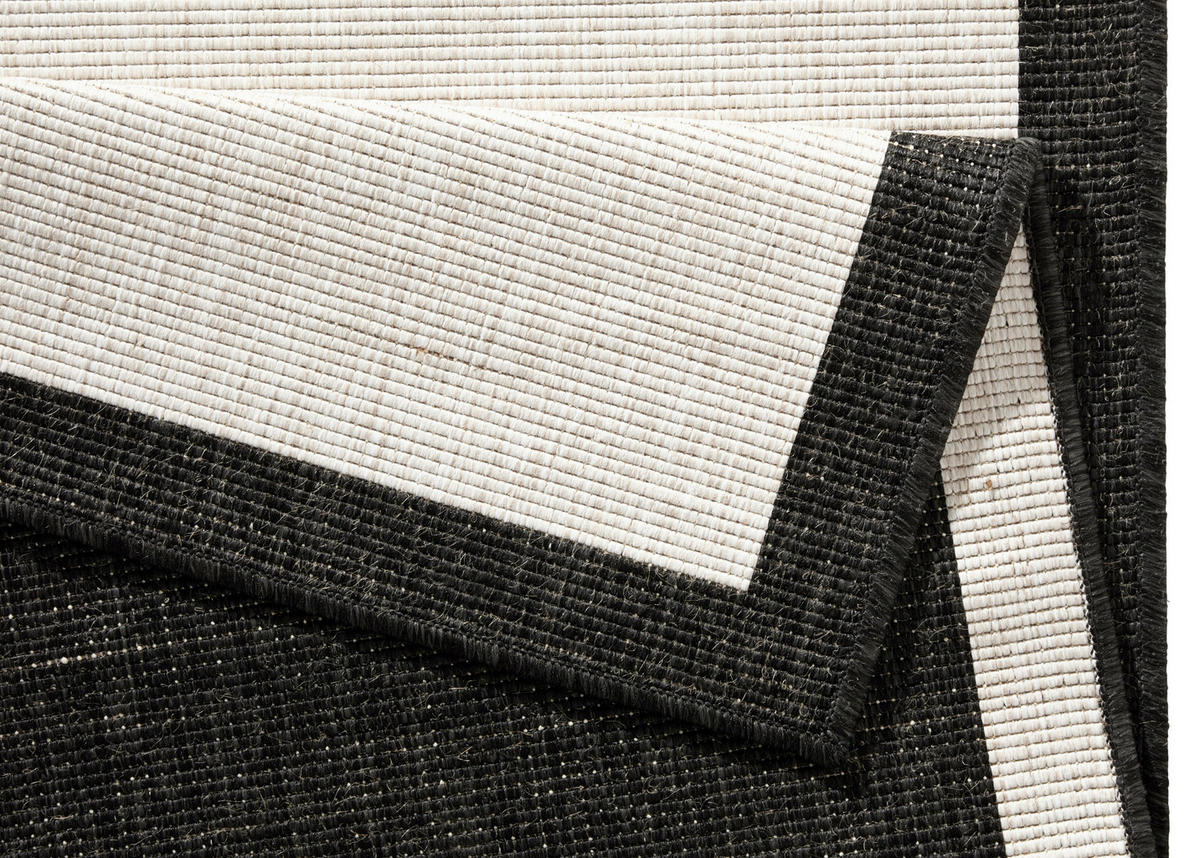 LÄUFER 80/350 cm Twin  - Creme/Schwarz, Design, Kunststoff (80/350cm)