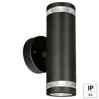 AUßENWANDLEUCHTE Musica 9.2/8.5/18.5 cm   - Anthrazit, Design, Metall (9.2/8.5/18.5cm)