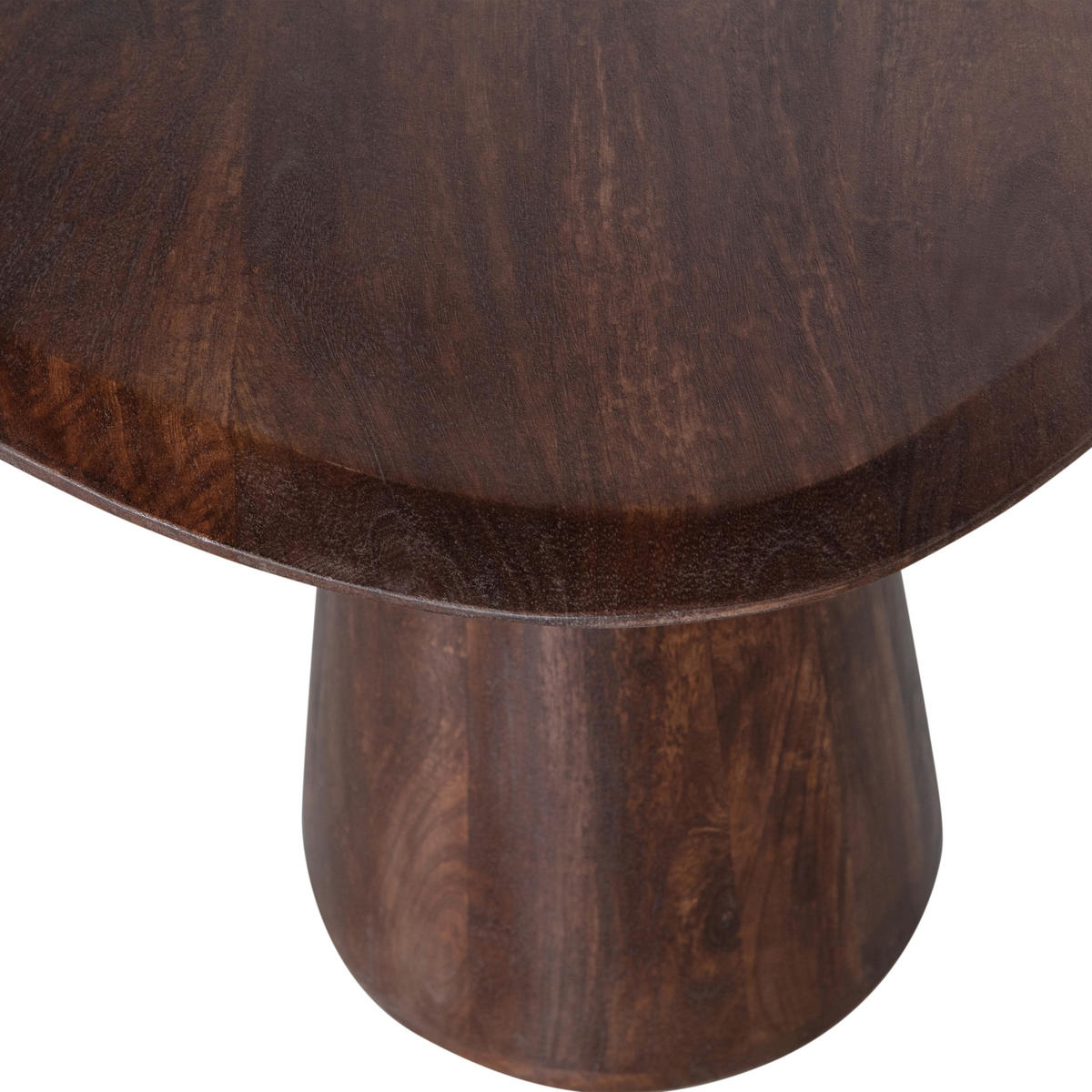 COUCHTISCH Posture Mangoholz massiv 60/53/51 cm Freiform Walnussfarben  - Walnussfarben, Design, Holz (60/53/51cm) - Livetastic