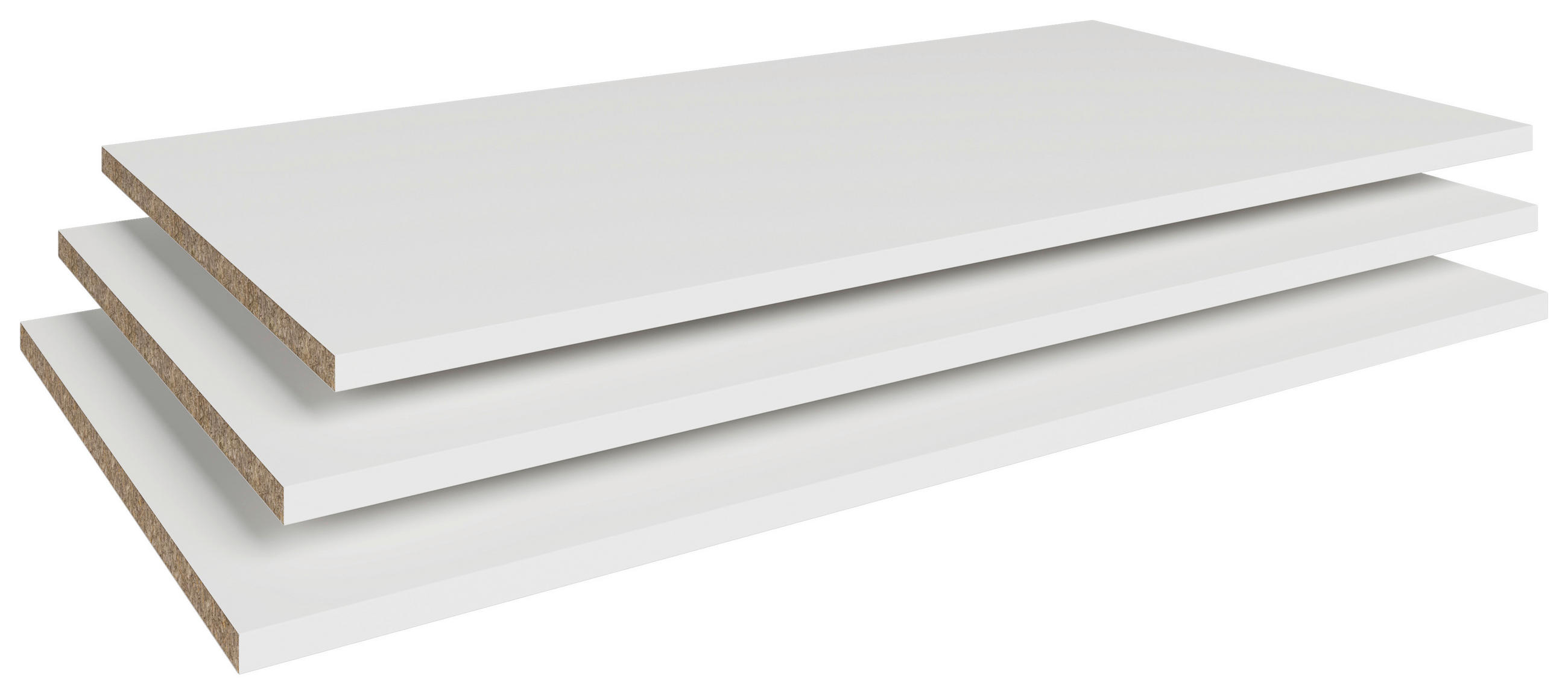 EINLEGEBODENSET 87/1,5/46 cm  - Weiss, Konventionell, Holzwerkstoff (87/1,5/46cm) - MID.YOU