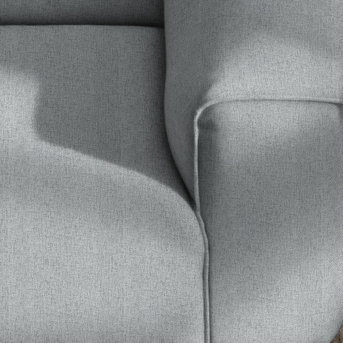 ECKSOFA in Webstoff Grau  171/265 cm  - Schwarz/Grau, Design, Kunststoff/Textil (171/265cm) - home24