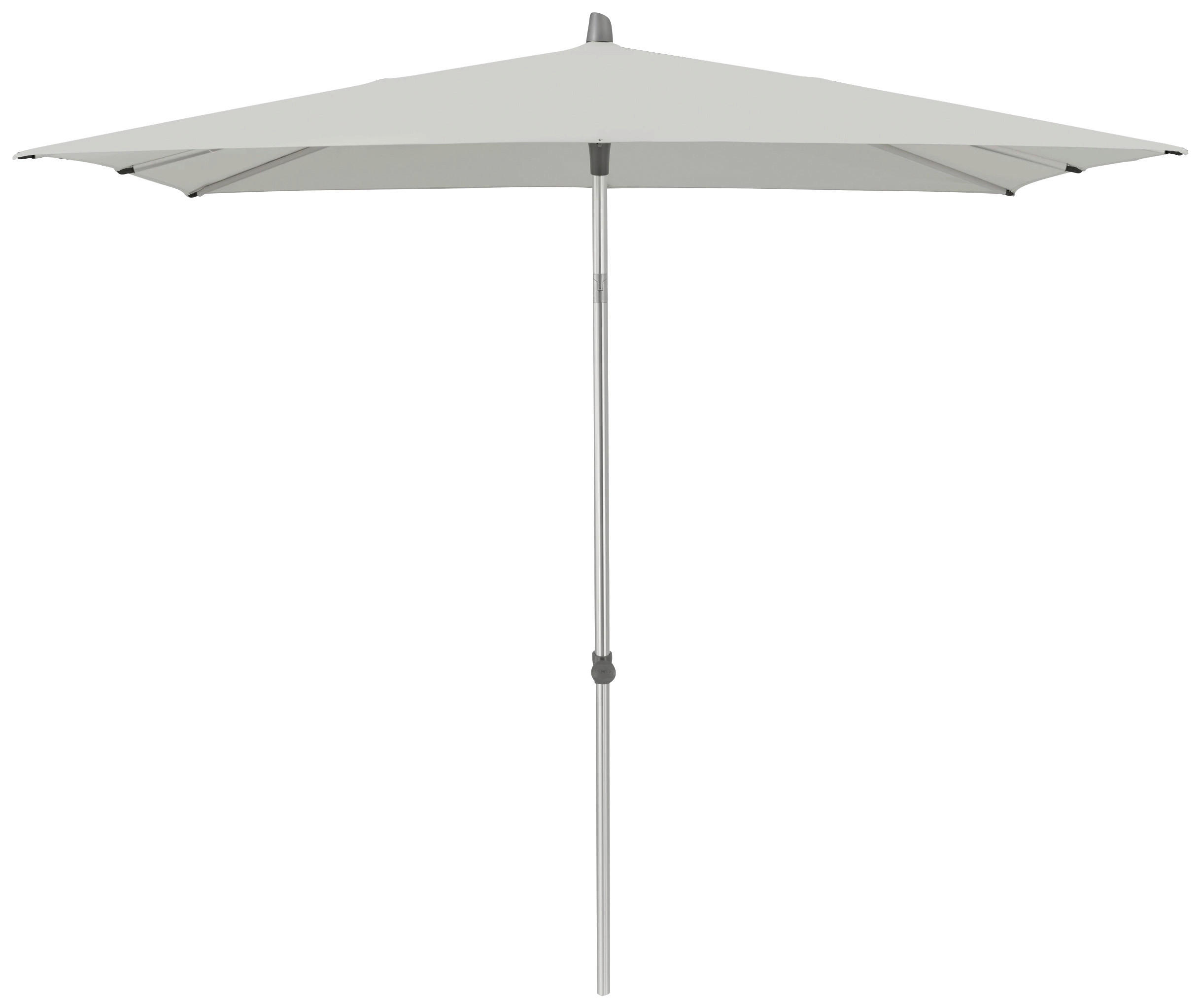 SONNENSCHIRM  210/150 cm  - Silberfarben/Hellgrau, Konventionell, Textil/Metall (210/150cm) - Glatz