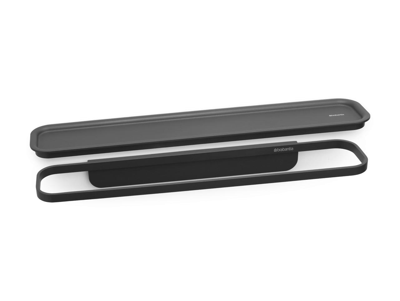 POLICA ZA KUPATILO  metal  - siva, Osnovno, metal (42.1/4.4/8.6cm) - Brabantia
