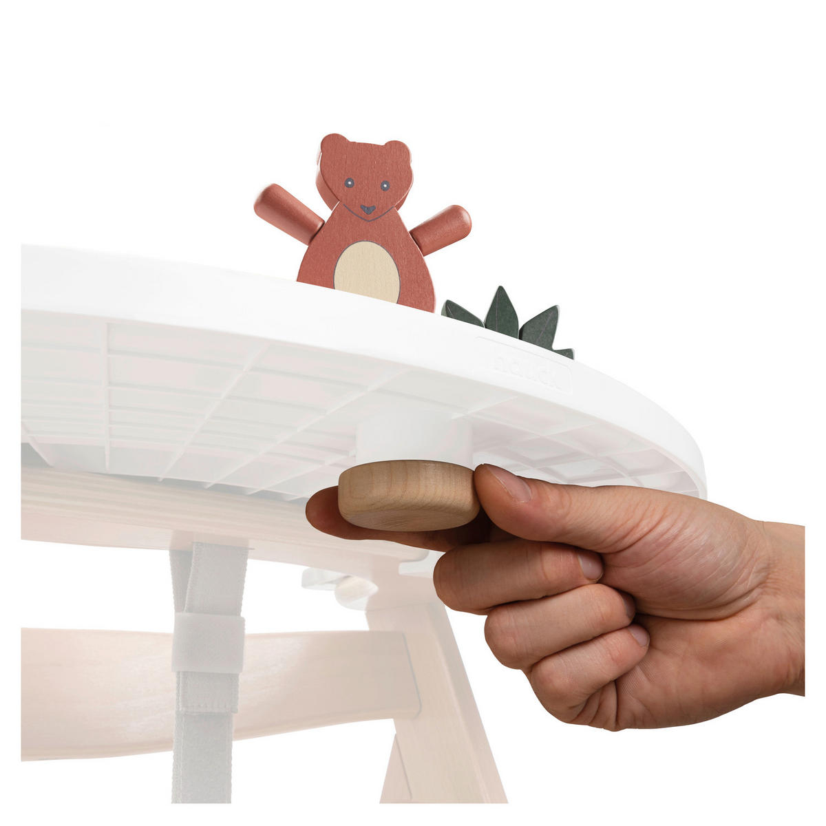 MOTORIKSPIEL - Buchefarben/Terracotta, Basics, Holz (11/13/20cm) - Hauck