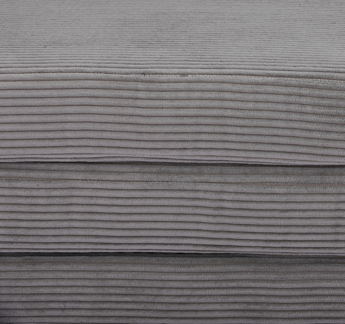 SCHLAFSOFA Cord Grau  - Schwarz/Grau, MODERN, Kunststoff/Textil (139/84/72cm) - MID.YOU