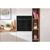 BACKOFENSET BSET017DG  - Schwarz, Basics, Glas/Kunststoff (59,5/5,4/52cm) - Gorenje