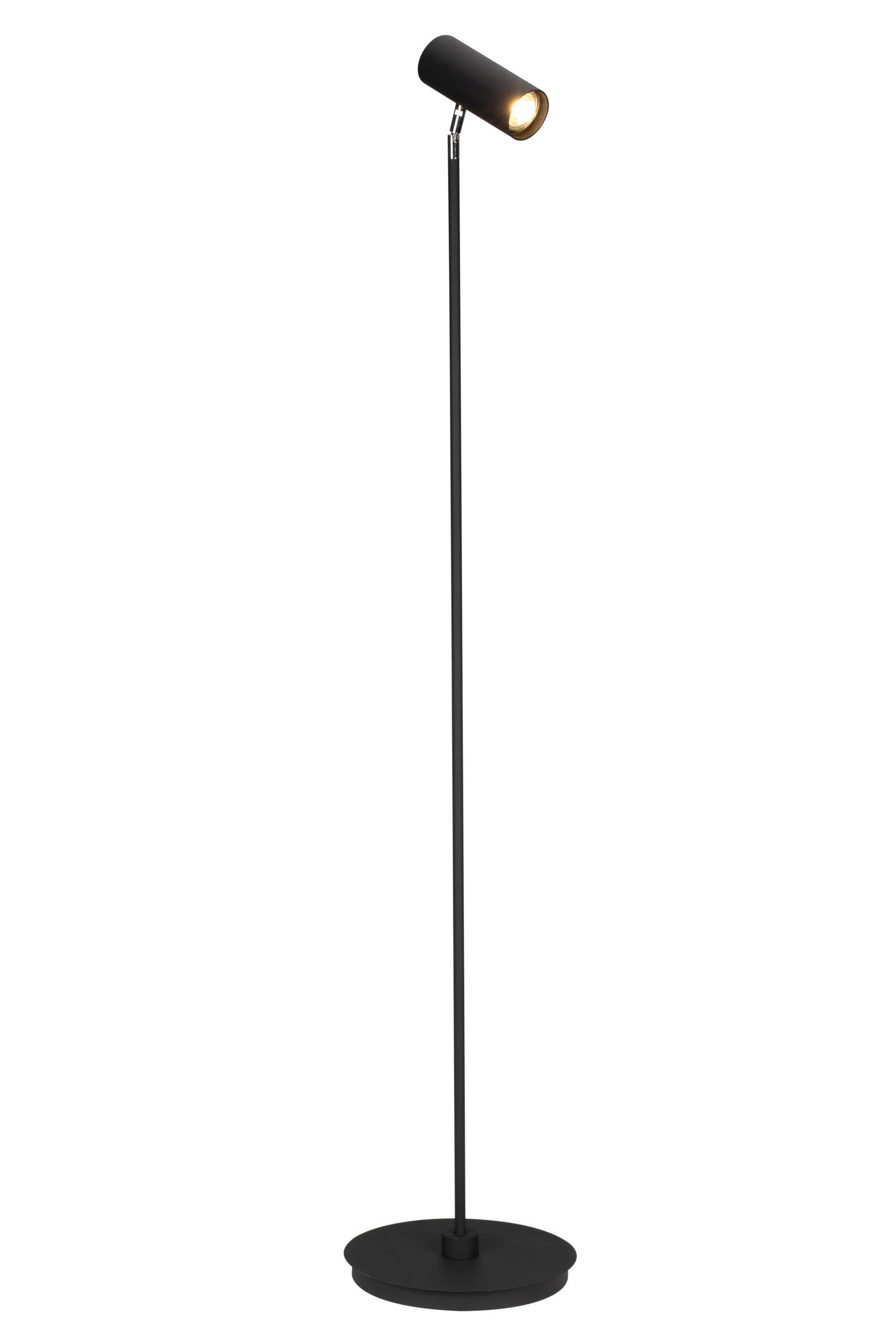 STEHLEUCHTE 27/140 cm    - Schwarz, Design, Metall (27/140cm) - Novel