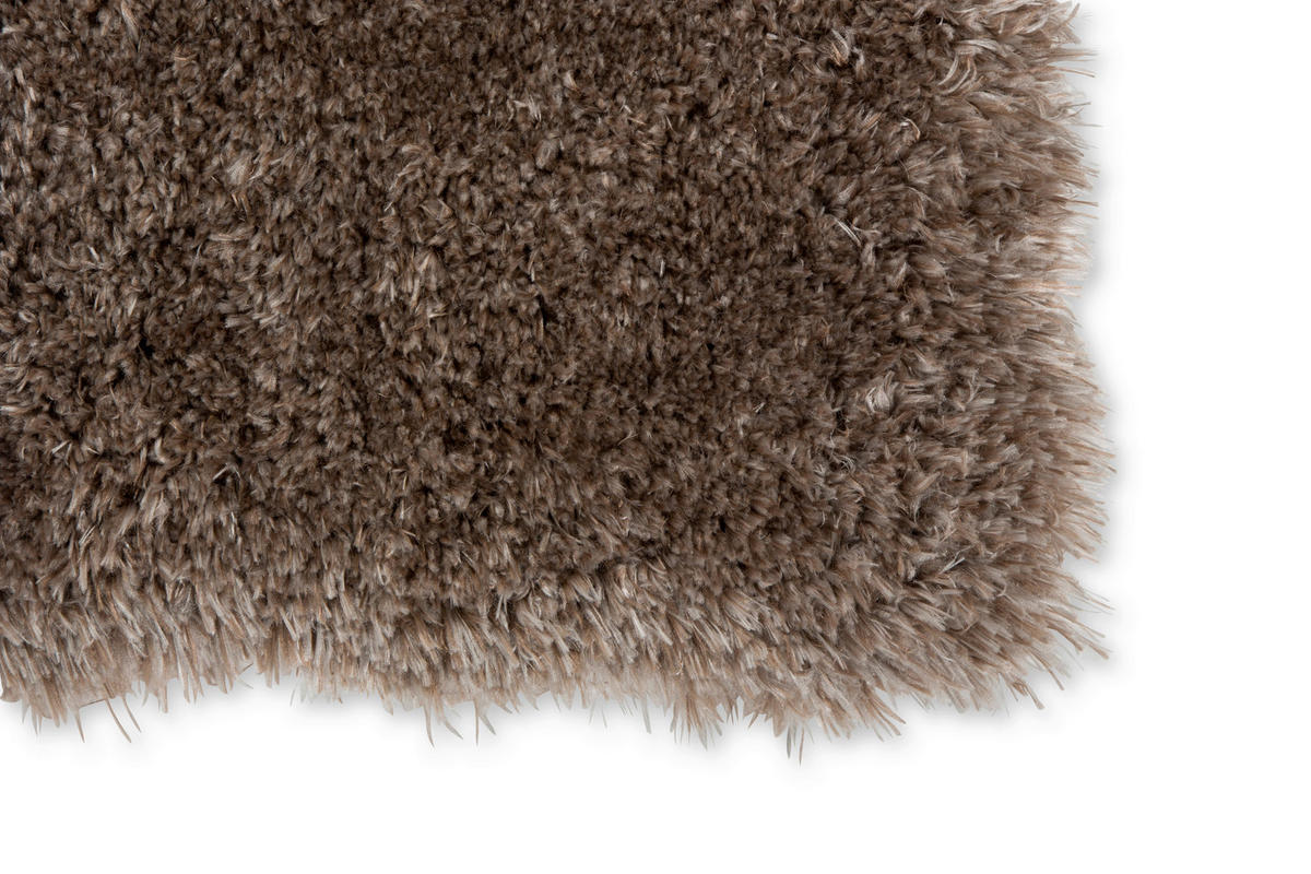 HOCHFLORTEPPICH 133/190 cm Heaven Cappuccino  - Cappuccino, KONVENTIONELL, Textil (133/190cm) - Schöner Wohnen