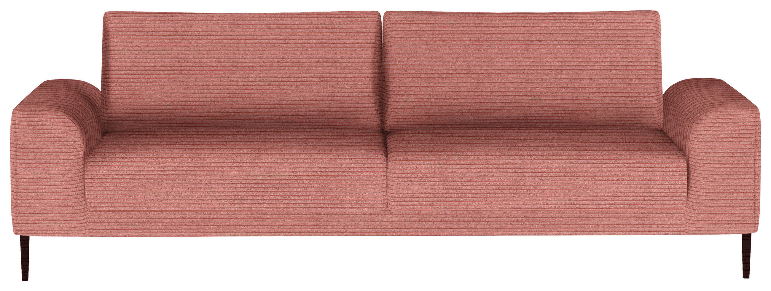 BÄDDSOFFA i manchester rosa  - svart/rosa, Design, metall/textil (250/89/105cm) - Livetastic