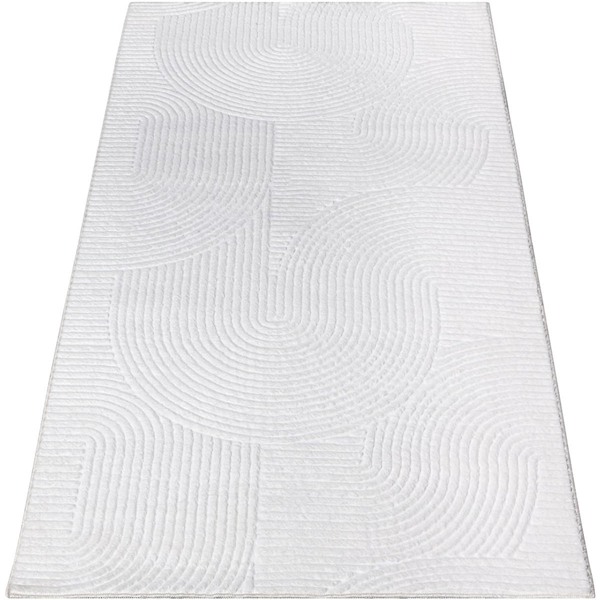 LÄUFER 80/300 cm Stilo Weiß  - Weiß, KONVENTIONELL, Textil (80/300cm) - Novel