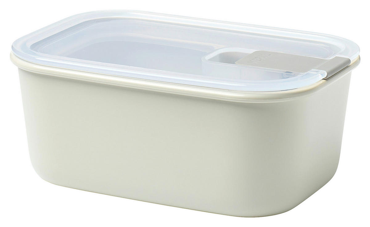 FRISCHHALTEDOSE 0,700 l  - Transparent/Weiß, KONVENTIONELL, Kunststoff (16,7/11,9/7cm) - Mepal