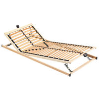 LATTENROST 80/200 cm Kopfteil, Fußteil, Mittelzone verstellbar, Buche  - Naturfarben, Basics, Holz (80/200cm) - Boxxx