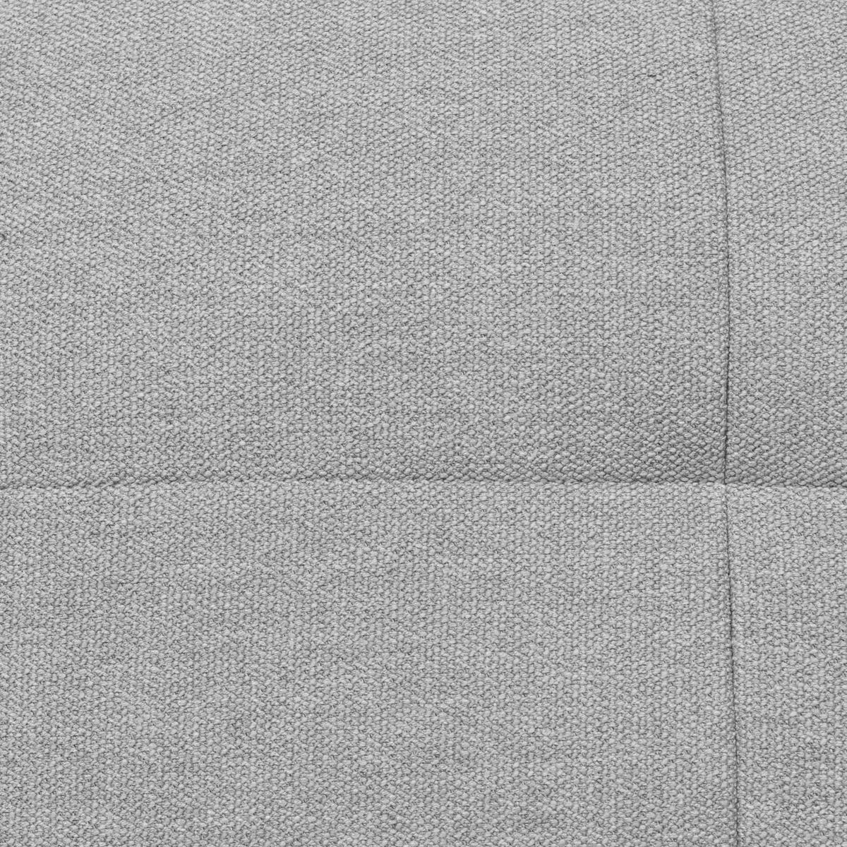 ECKSOFA in Webstoff Hellgrau  - Hellgrau/Schwarz, Design, Textil/Metall (301/179cm) - Chilliano
