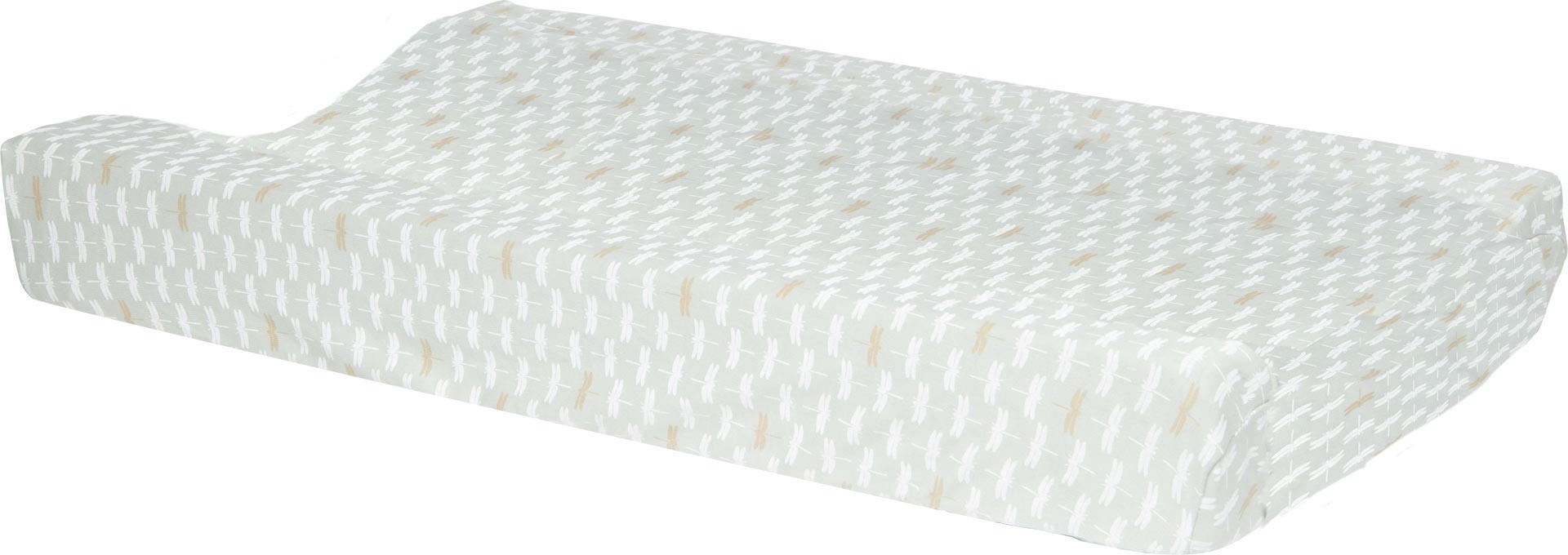 WICKELAUFLAGENBEZUG Riverside - Pastellgrün/Goldfarben, Basics, Textil (37.5/25.5/1cm) - Bebe Jou