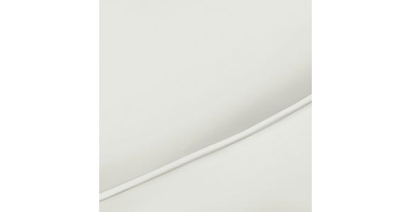 ECKSOFA in Echtleder Weiß  163/305 cm  - Eichefarben/Schwarz, Design, Leder/Holz (163/305cm) - Novel