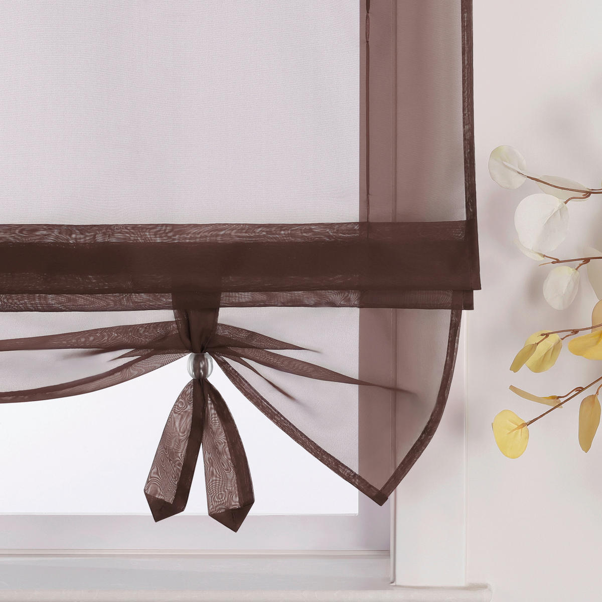 FALTROLLO  transparent  120/155 cm    - Hellbraun, Basics, Textil (120/155cm) - Joyswahl
