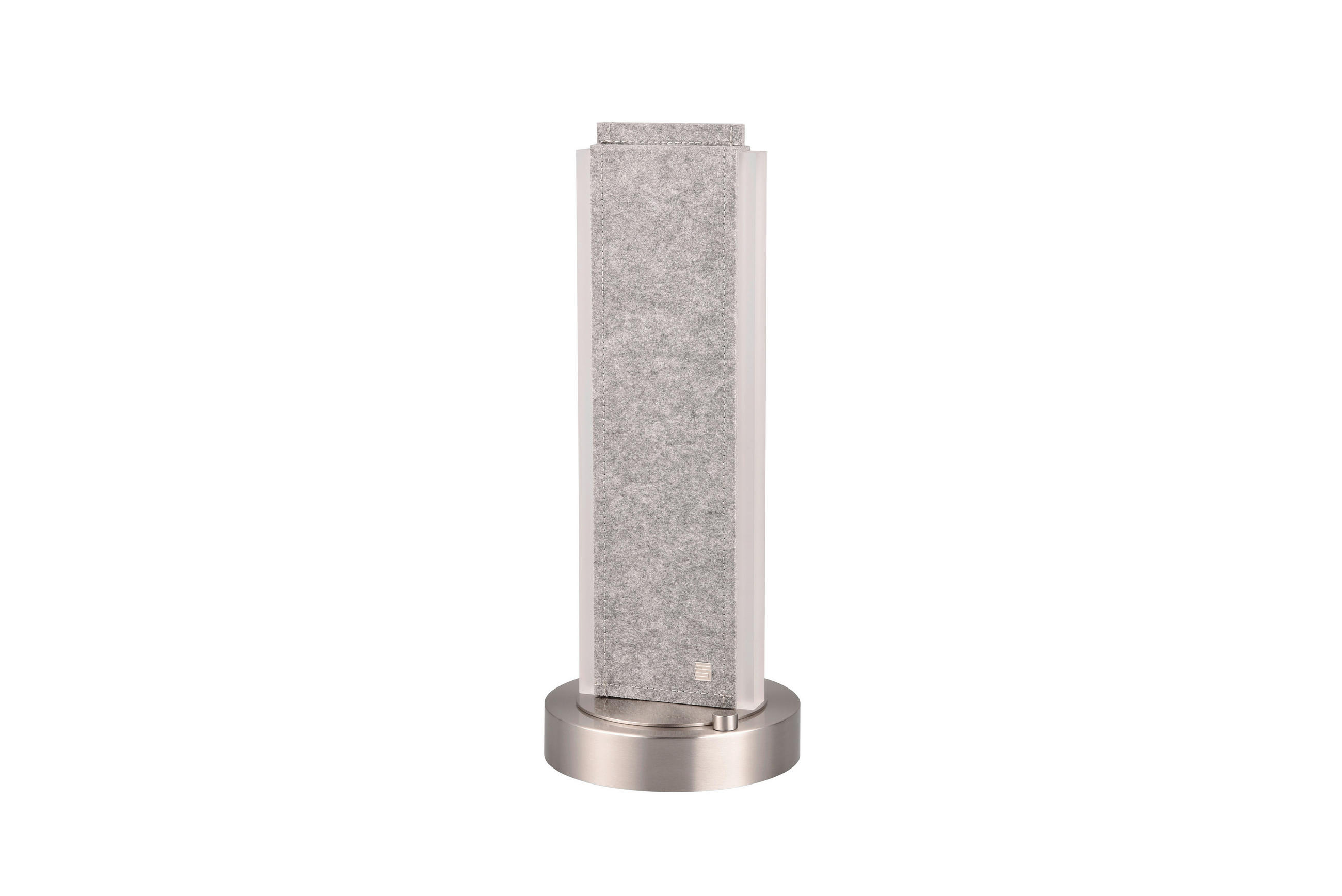 LED-TISCHLEUCHTE 21/51 cm   - Grau/Nickelfarben, Design, Textil/Metall (21/51cm) - Cinque