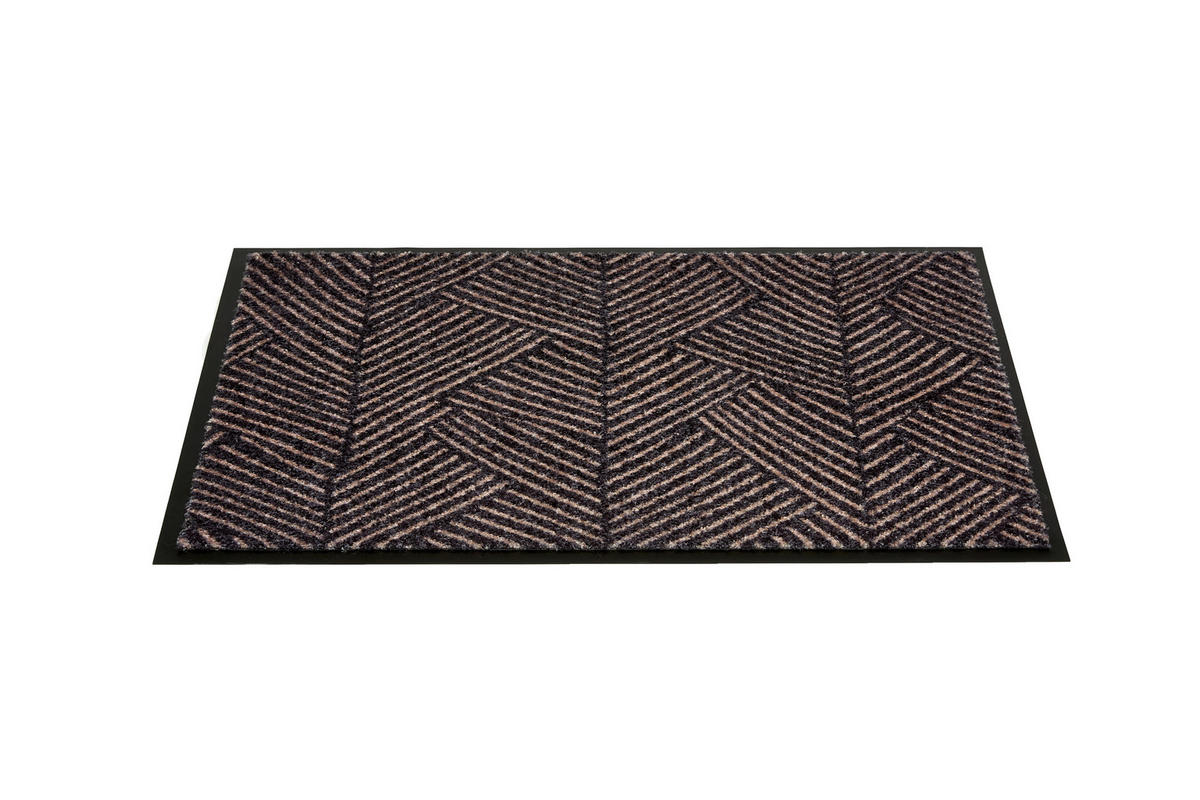 FUßMATTE  50/70 cm  Anthrazit, Hellgrau  - Anthrazit/Hellgrau, Trend, Textil (50/70cm) - Schöner Wohnen