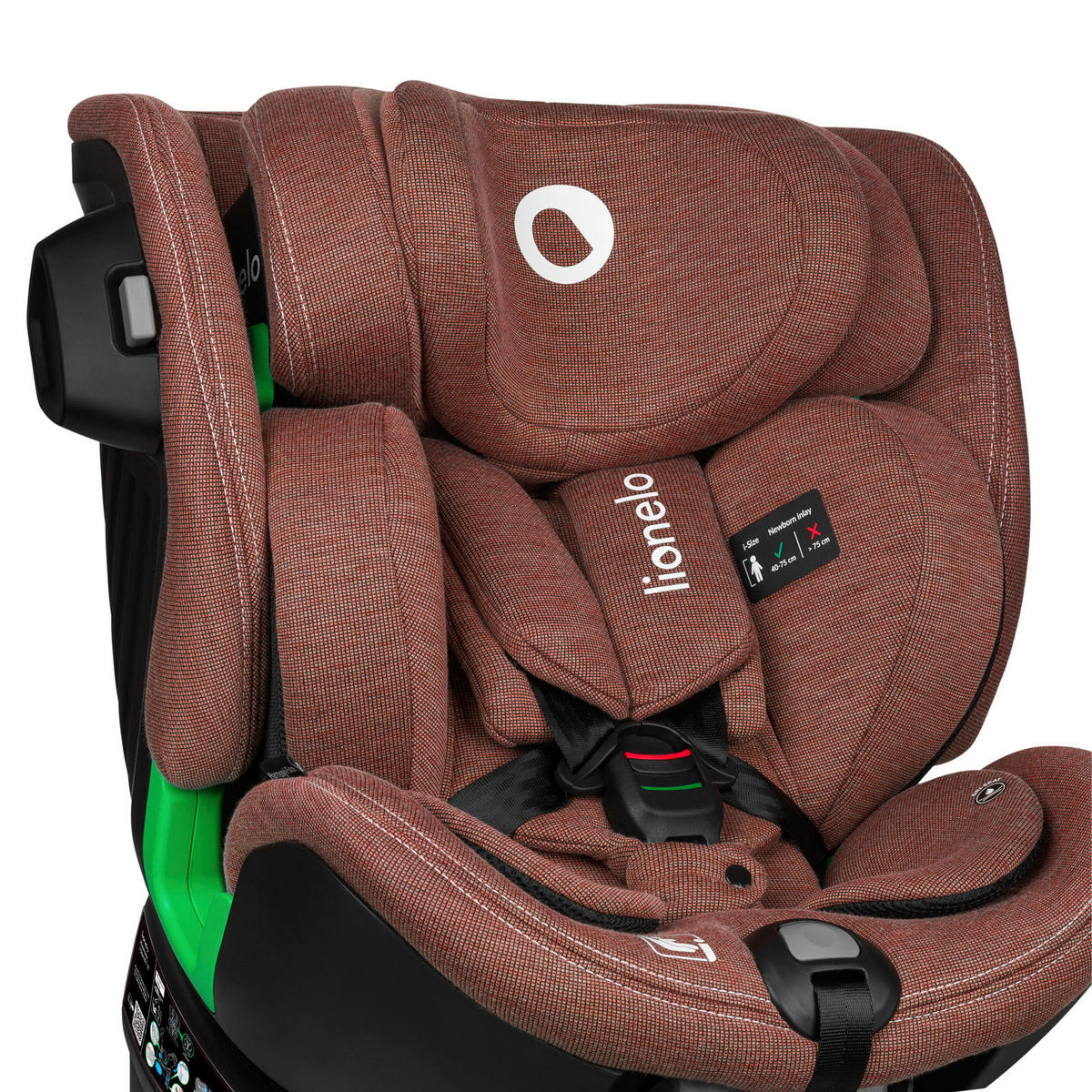 KINDERAUTOSITZ Harmony i-Size   - Terracotta, Basics, Holz/Kunststoff (45/53/80cm) - Lionelo