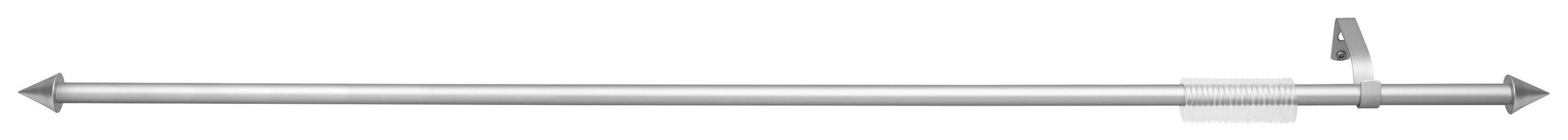 Rundstangengarnitur Birgit Silberfarben L: 130-240 Cm