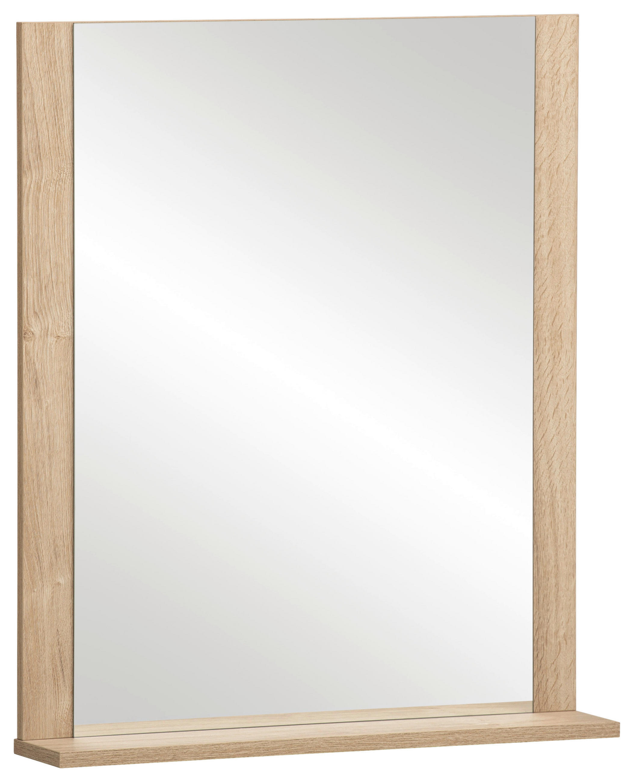 WANDSPIEGEL 59,6/71,1/12,3 cm  - Eichefarben/Grün, Design, Holzwerkstoff (59,6/71,1/12,3cm) - MID.YOU