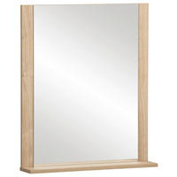 WANDSPIEGEL 59,6/71,1/12,3 cm  - Eichefarben/Grün, Design, Holzwerkstoff (59,6/71,1/12,3cm) - MID.YOU