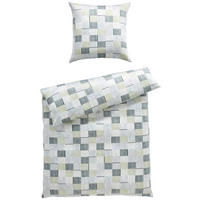 BETTWÄSCHE Makosatin 135/200 cm  - Grün, Design, Textil (135/200cm) - Janine
