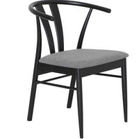 STOL bouclé  - greige/svart, Design, trä/textil (54/79/54cm) - Best Price