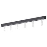 VORHANGSCHIENE - Schwarz, Basics, Metall (200cm) - Homeware