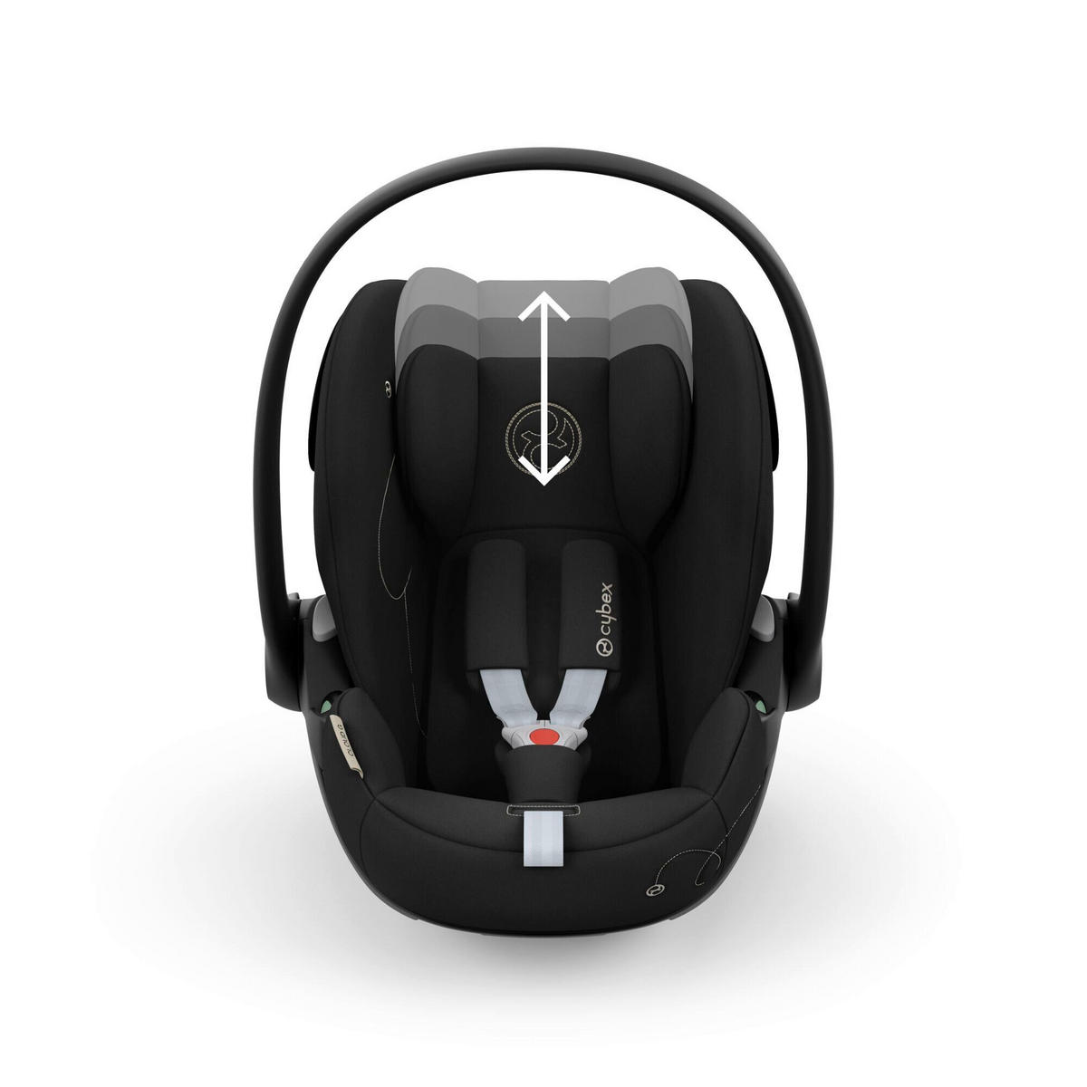 BABYSKYDD Cloud G i-size  - svart, Basics, textil/plast (68-72/43.5/35.5-59.5cm) - Cybex