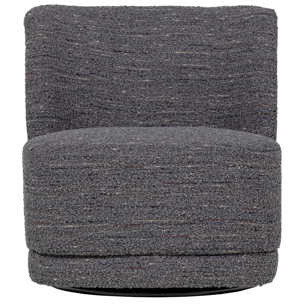 SESSEL in Webstoff Grau  - Schwarz/Grau, MODERN, Textil/Metall (74/75/65cm) - Livetastic