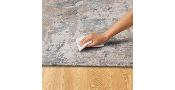 WEBTEPPICH 133/190 cm Antea Grau, Beige  - Beige/Grau, Design, Textil (133/190cm) - Novel