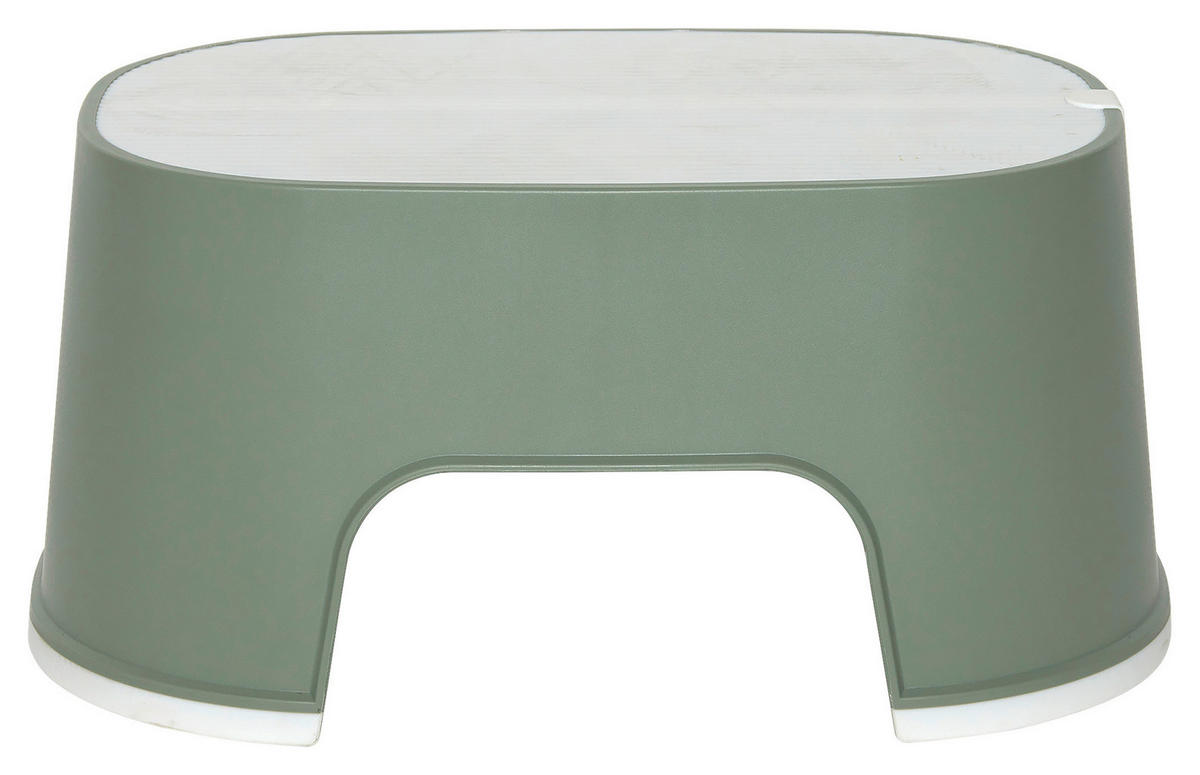 TRITTHOCKER GROW  - Dunkelgrün, Basics, Kunststoff (33,7/22,9/15,5cm) - Bebe Jou