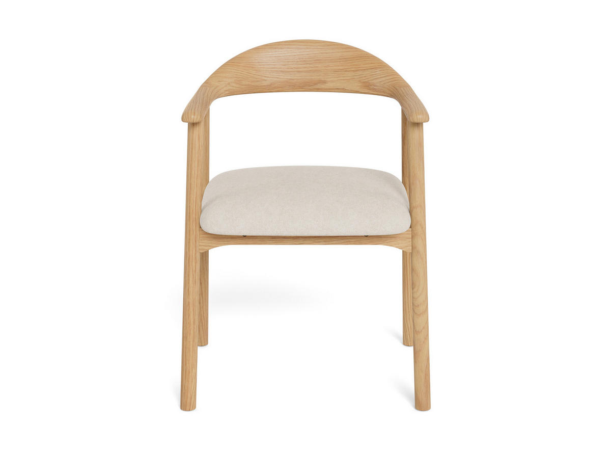 ARMLEHNSTUHL   Webstoff  Naturfarben, Beige  - Beige/Naturfarben, KONVENTIONELL, Holz/Textil (56/76/54cm) - MID.YOU