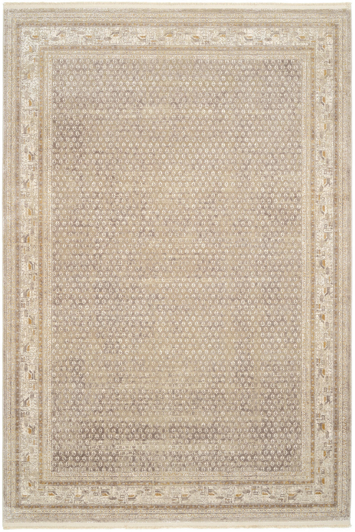 WEBTEPPICH 200/290 cm Monza Goldfarben, Beige  - Beige/Goldfarben, KONVENTIONELL, Textil (200/290cm) - Dieter Knoll