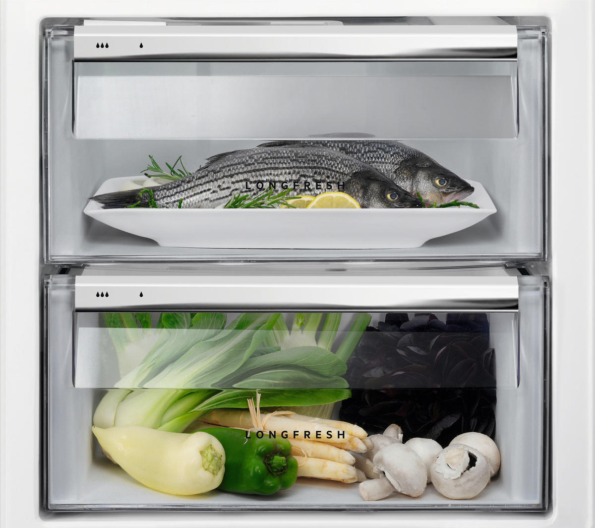 KÜHLSCHRANK 55,6/139,8/54,9 cm SFE814D9ZC  - Weiß, Basics, Glas/Metall (55,6/139,8/54,9cm) - AEG