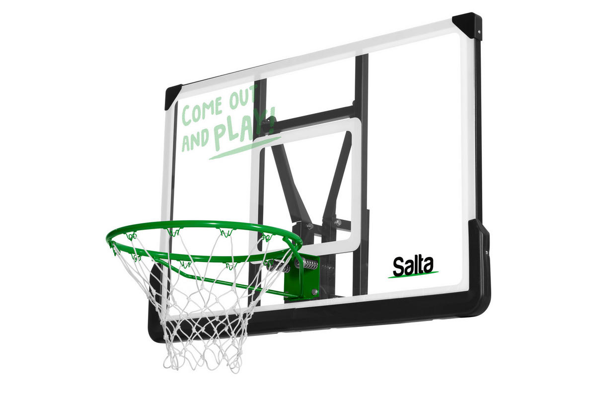 BASKETBALLSTÄNDER - Transparent/Schwarz, KONVENTIONELL, Kunststoff/Metall (110/71/60cm) - Salta