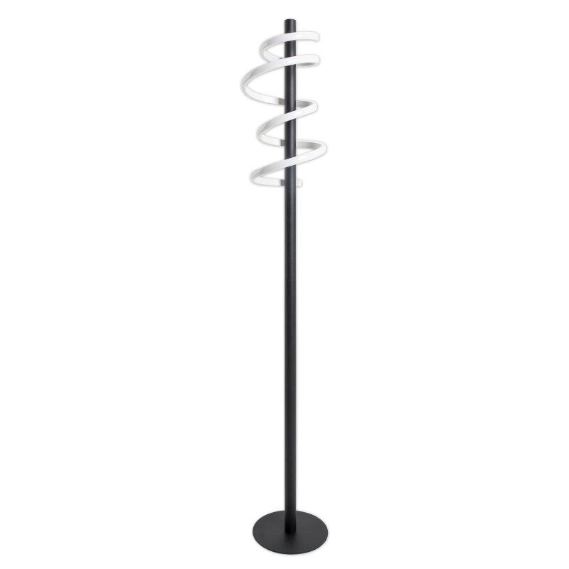 LED-STEHLEUCHTE 21/140 cm    - Chromfarben/Schwarz, Design, Kunststoff/Metall (21/140cm) - Näve