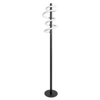 LED-STEHLEUCHTE 21/140 cm    - Chromfarben/Schwarz, Design, Kunststoff/Metall (21/140cm) - Näve