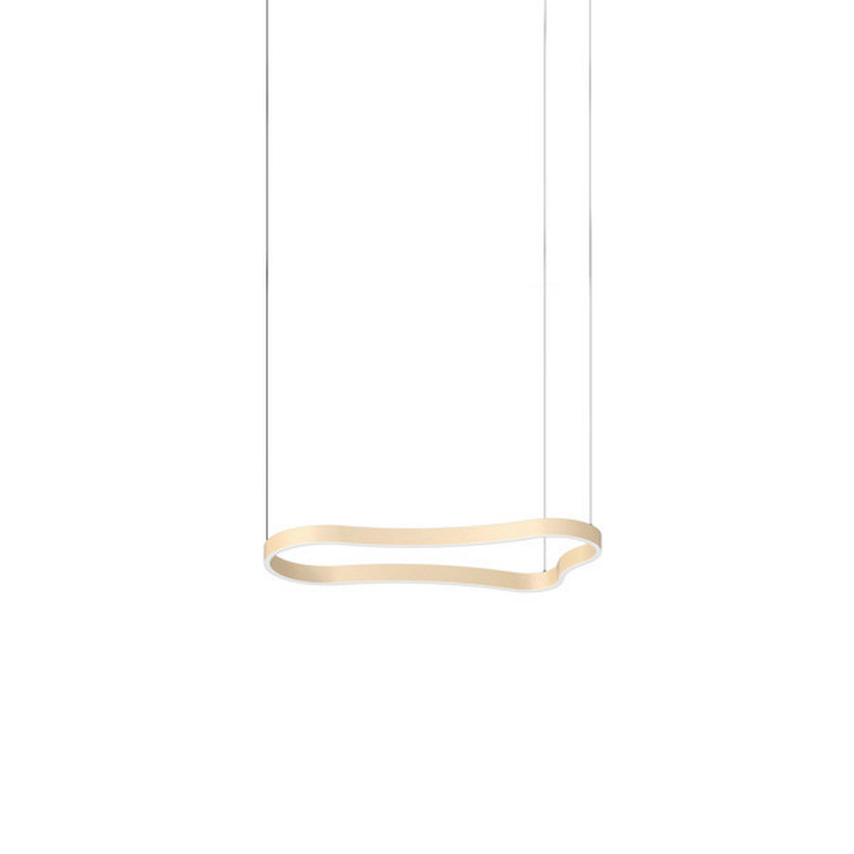 LED-HÄNGELEUCHTE 94.2/45,10/209.3 cm  - Goldfarben, Design, Metall (94.2/45,10/209.3cm) - Ideal Lux