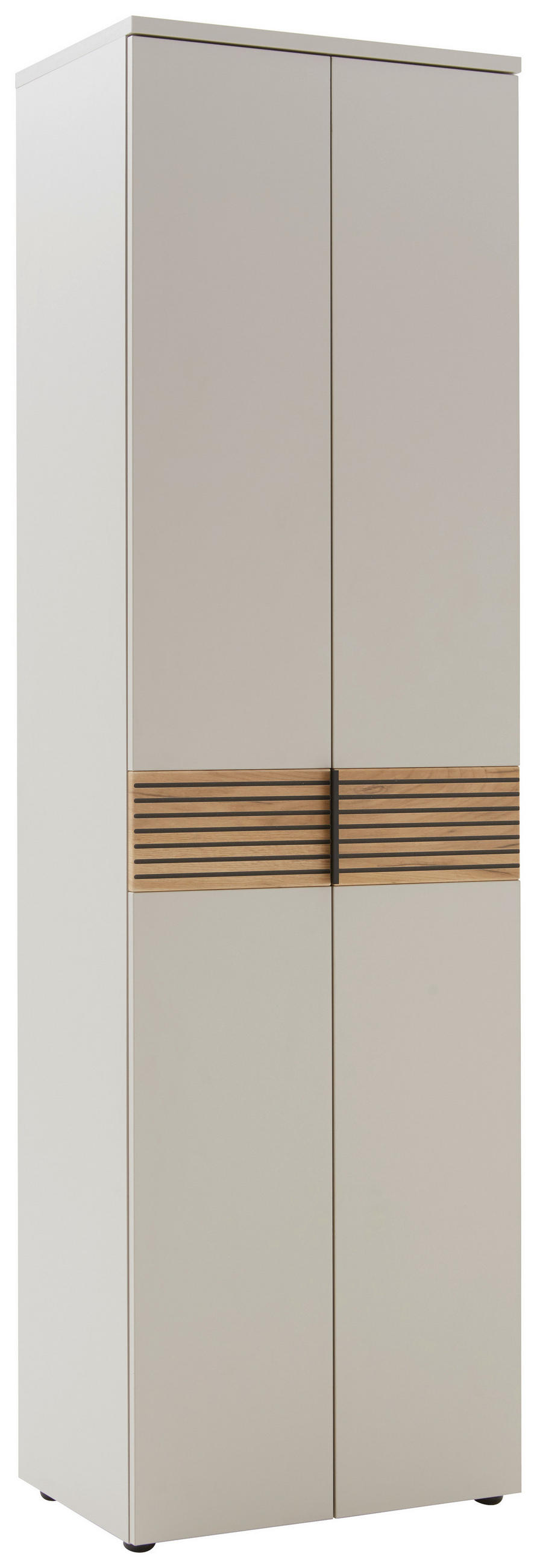 GARDEROBENSCHRANK  in 59/199/40 cm  - Kaschmir/Eichefarben, Design, Holzwerkstoff/Kunststoff (59/199/40cm) - Voleo
