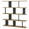 REGAL  130/137/25 cm Anthrazit  - Anthrazit, Design, Holzwerkstoff (130/137/25cm) - Livetastic