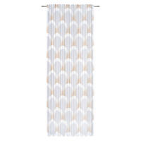 KÉSZFÜGGÖNY részben áttetsző  - natúr színű, Trend, textil (140/245cm) - Esposa