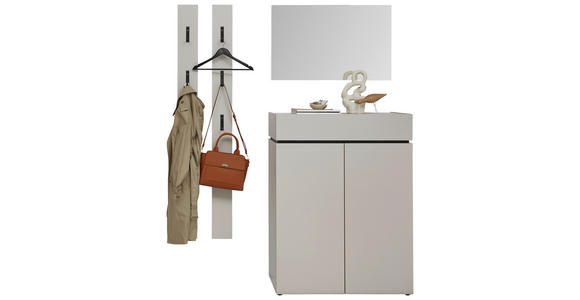 GARDEROBE 4-teilig  in 140/199/40 cm  - Kaschmir, Design, Holzwerkstoff (140/199/40cm) - Voleo