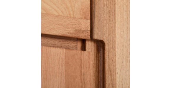 SCHUHSCHRANK 135,2/121/38,2 cm  - Kernbuche, KONVENTIONELL, Holz (135,2/121/38,2cm) - Linea Natura