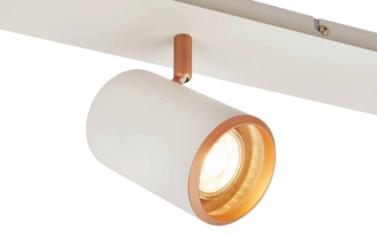 DECKENSTRAHLER  79 cm  - Greige/Cappuccino, KONVENTIONELL, Metall (79cm) - Briloner
