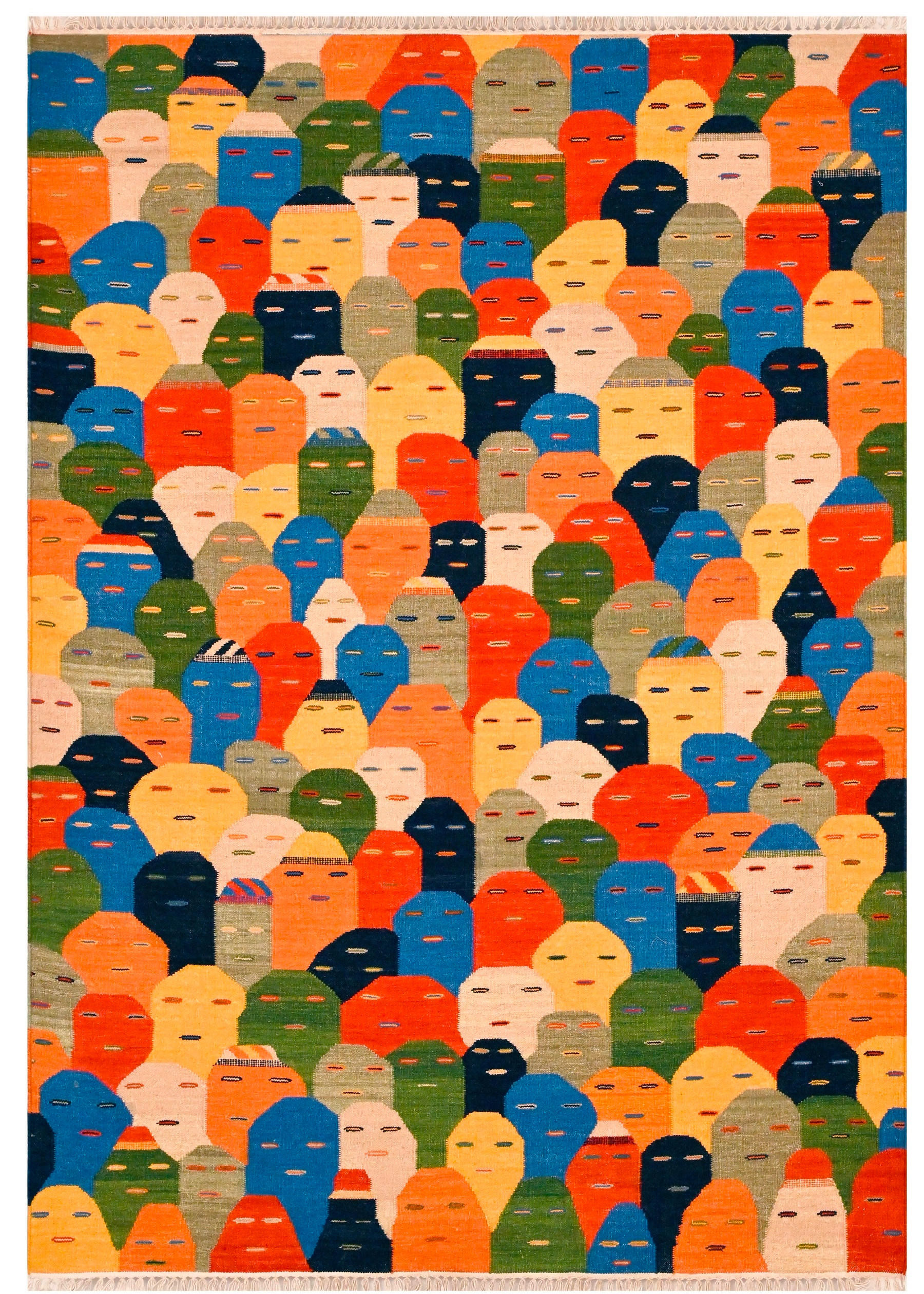 ORIENTTEPPICH 80/200 cm Happy Faces Multicolor  - Multicolor, LIFESTYLE, Textil (80/200cm) - Cazaris